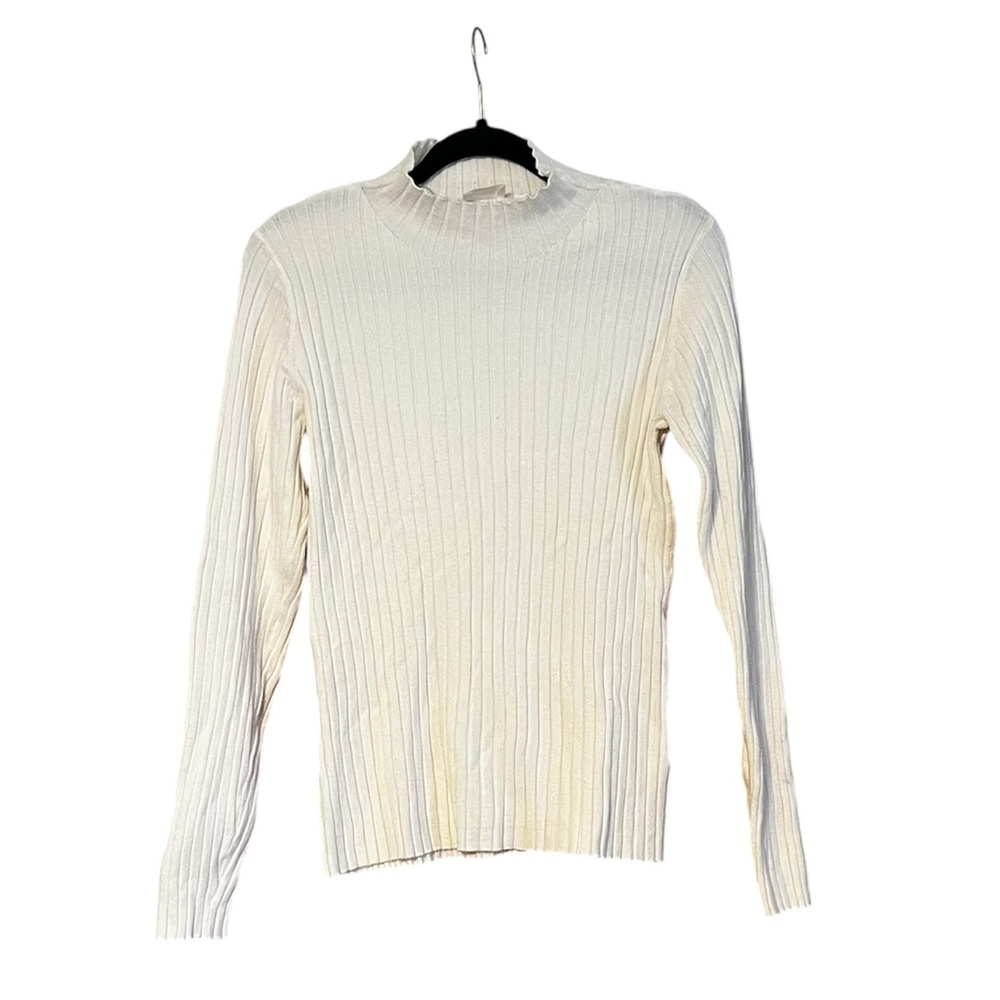 Ribbed Turtleneck Sweater